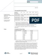 Sigmacover 456: Overcoating table for dft up to 150 μm