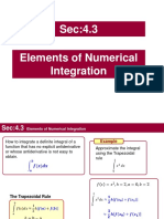 4.3 - Elements of Numerical Integration