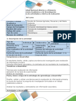 Guía de Actividades y Rúbrica de Evaluación - Actividad 5 Aplicar Técnicas de Investigación para El Desarrollo de Problemas