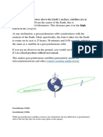 Earth Orbit Category.: Remote Sensing Applications