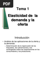 La Elasticidad