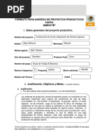 Proyecto para Produccion de Caprinos PDF