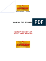 Manual Admedif