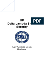 UP DLS 2013 LAE Reviewer (Consolidated & Edited Answer Key)