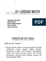 Air Tanah (Ground Water)