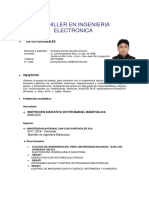 Bachiller en Ingenieria Electronica