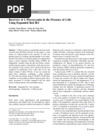 Recovery of C-Phycocyanin in The Presence of Cells Using Expanded Bed IEC