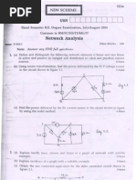 New Scheme) : Third Semester B.E. Degree Examination, July/August 2004 Common To BM/EC/EFJTE/MUIT