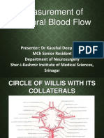 DR Kaushal Cerebral Blood Flow