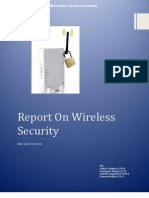 Report On Wireless Security: Risk and Controls