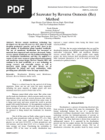 Desalination of Seawater by Reverse Osmosis Ro Method 