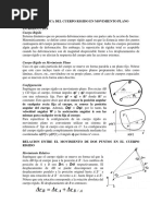 Cinematica Del Cuerpo Rigido en Movimiento Plano