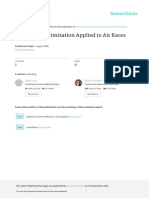 Trajectory Optimization Applied To Air Races: August 2009