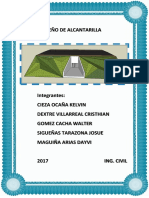 Diseño de Alcantarilla