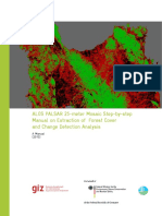 ALOS PALSAR 25-Meter Mosaic Step-By-Step Manual On Extraction of Forest Cover and Change Detection Analysis