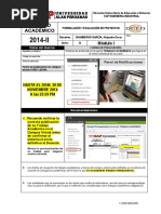 Solucionario Parte 2 Trabajo Academico de Formulacion y Evaluacion de Proyectos 2014 2