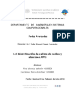  Identificación de Calibre de Cables y Alambres AWG