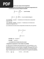 1.7condiciones de Frontera para Campos Electromagnéticos