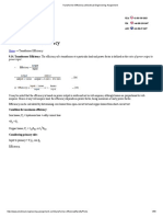 Transformer Efficiency - Electrical Engineering Assignment