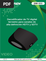 Decodificador TV Comedor 208-900-Instr