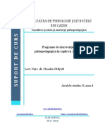 Syllabus - Programe de Interventie Psihopedagogica La Copiii Cu ADHD