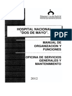 MOF of Servicios Generales 2012-Arzobispo Loayza