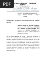 Observo Escrito de Apelacion