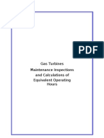 Gas Turbine Equivalent Op Hours For Maintenance