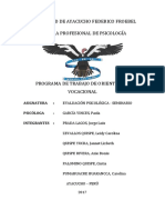 Consolidado de Trabajo de Orientación Vocacional 2