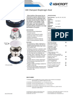 Type 300 Clamped Diaphragm Seal