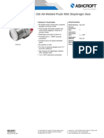 Type 330 All-Welded Flush Mini Diaphragm Seal: Product Features