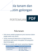 132 - Pert 7. Pola Tanam Dan Sistim Golongan