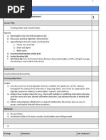 Constructing A Counter Claim