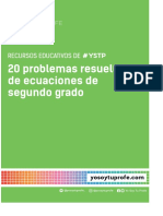 Cuadernoproblemasdeecuacionessegundogrado 30112017