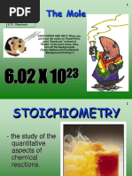 The Mole: Chemistry I HD - Chemistry I - ICP - Handouts