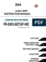 Mitsubishi FR Configurator SW3 Manual