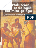 Bermejo Jose C Introduccion A La Sociologia Del Mito Griego PDF