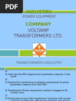 Industry Company: Voltamp Transformers LTD