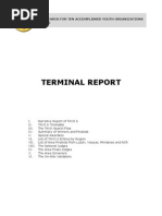 TAYO6 Consolidated Terminal Report