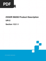 Zte ZXSDR b8200 Product Description