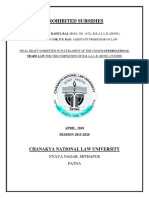 Prohibited Subsidies: Chanakya National Law University