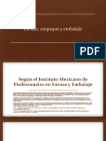 Envase, Empaque y Embalaje