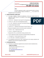 Spec For FM 200 Kidde Systems