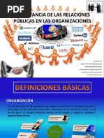 Importancia Relaciones Publicas Organizaciones Presentacion - PPT (Autoguardado)