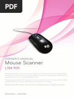 Mouse Scanner: Owner'S Manual