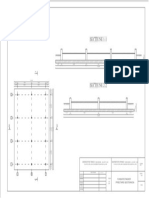 Sectiune 1-1: Fundatie Radier Priectare Geotehnica