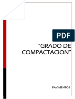 Grado de Compactacion