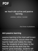 Active N Passive Learning