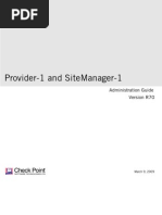 CP R70 Provider1 Admin Guide