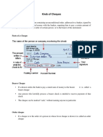 Kinds of Cheques